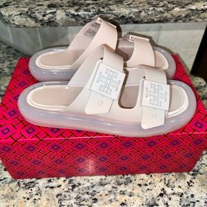 Tory Burch Buckle Jelly Sandals